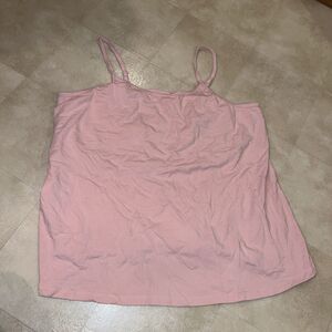Roamans Pink Camisole Top w/ Adjustable Straps - Size 3XL 30/32